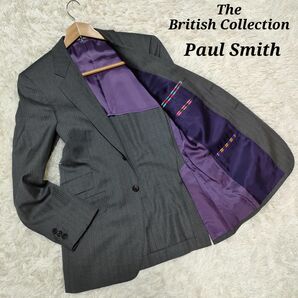 Paul Smith ポールスミス　ブリティッシュコレクション　テーラードジャケット　シングル　2B　背抜き　ウール　メンズ　M