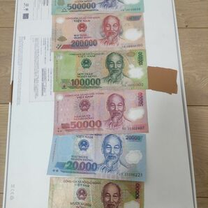 [セットPolime] ベトナム紙幣 1 万から50万