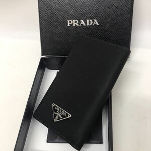 PRADA プラダ 6連キーケース NERO ネロ ナイロン ブラック 箱付