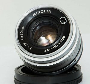 【改造レンズ】ROKKOR-QF F1.7/40mm 【MINOLTA HI-MATIC E】をSONY Eマウント（NEX）用レンズに改造