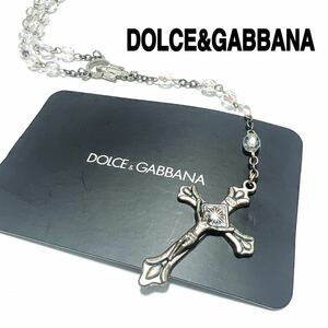 DOLCE&GABBANA ドルガバ ネックレス ロザリオ 十字架