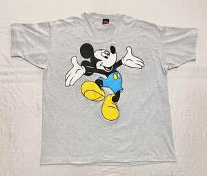 90s ～ MADE IN USA　青パン ミッキー Tシャツ　 ～ XXL ? ミッキーマウス　アメリカ製