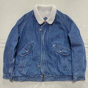 90s Levi's リーバイス シルバーメダル 75409 -4817 デニム ボア ジャケット LARGE アメリカ製　MADE IN USA