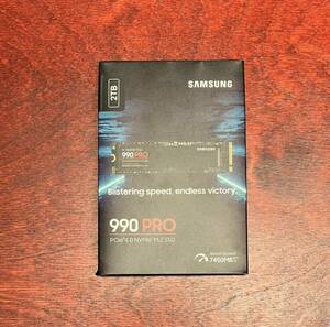 未開封 SAMSUNG 990 PRO M.2 NVMe 2TB SSD 7450MB/s