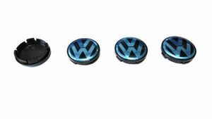 フォルクスワーゲン VW ホイールセンターキャップ 保護フィルム 56mm 4個セット。