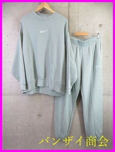 025m32◆良品◆セットアップ◆NIKE ナイキ Swoosh 裏地起毛 スエットジャージ 上下 M/トレーナー/ジャケット/ジャージパンツ/スニーカー