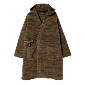  regular price 62700 jpy new goods ENGINEERED GARMENTS 23AW Knit Robe Wool Melange Knit knitted gown coat engineered garments M Brown 