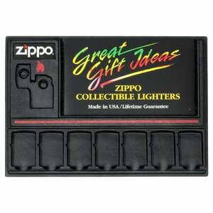 絶版/ヴィンテージ Zippo ジッポー 中古 ディスプレイ ZIPPO 8個収納 POP-A [A]使用感少なく状態が良い