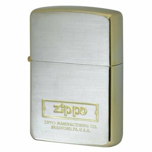 絶版/ヴィンテージ Zippo ジッポー 中古 1987年製造ZIPPOロゴ コンビメッキ加工S&G [A]使用感少なく状態が良い