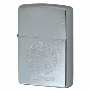 絶版/ヴィンテージ Zippo ジッポー 中古 2000年製造SAIPAN 北マリアナ諸島の旗のロゴ [A]使用感少なく状態が良い