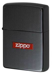 Zippo ジッポライター DOT & LOGO ドットロゴ ブラックニッケルメッキ 2BN-CUTLOGO