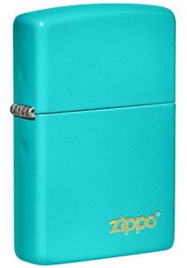 Zippo ジッポライター Flat Turquoise w Zippo 49454ZL メール便可