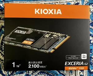未使用 KIOXIA EXCERIA G2 NVMe SSD 1TB ＊＊パッケージは開封済み＊＊
