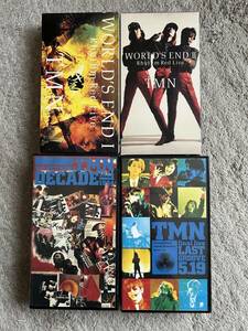 貴重当時もの☆TMN（TM NETWORK）VHS ビデオ4本セット 「WORLD'S END1」「WORLD'S END2」「DECADE」「final live LAST GROOVE 5.19」