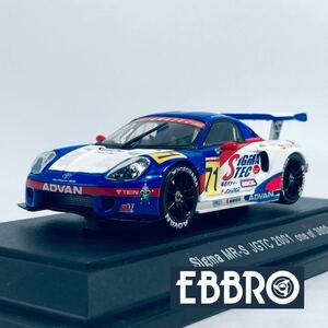 206 EBBRO エブロ 1/43 2001年型 ZZW30 トヨタ MR-S SIGMATEC アドバン JGTC