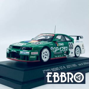 306 絶版品 希少モデル EBBRO エブロ 1/43 1995年型 R33 日産 スカイライン GT-R ニスモ JOMO GP-1プラス JGTC