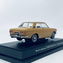 絶版品 TOMY × EBBRO エブロ 1/43 1967年型 KP510 ダットサン ブルーバード 1600SSS 北米仕様 サファリブラウン_画像3