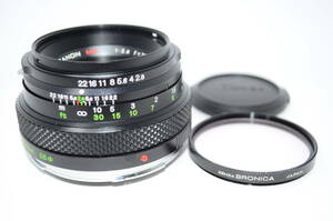 【外観特上級】ZENZA BRONICA ゼンザノン 75mm F2.8 MC　#t12887