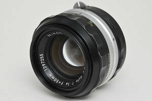 【外観特上級】ニコン NIKON NIKKOR-S・C Auto 50mm F1.4 　#s4783-1