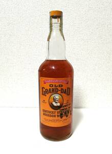 OLD GRAND DAD オールドグランダッド 旧ボトル 4/5 QUART 86 PROOF 未開封品