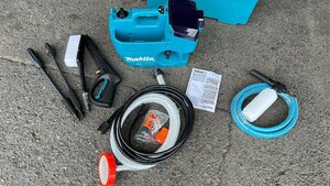 ★中古美品★マキタ makita 充電式高圧洗浄機 MHW080D 36V 18V×2個使用 最大8MPa 使用感少 コードレス ガーデニング 清掃 ベランダ等)倉a