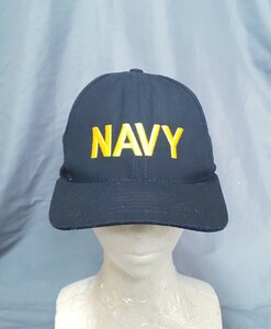 米海軍実物 NAVY 帽子 キャップ フリーサイズ