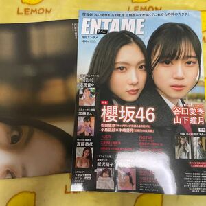 ENTAME 櫻坂46 谷口愛季　山下瞳月　松田里奈　小島凪紗　下尾みう　志田音々　紫藤るい　大盛真歩　天木じゅん　天羽希純　森嶋あんり