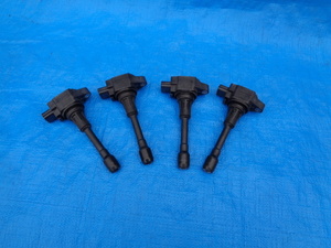  Nissan Serena C25 CC25 NC25 CNC25 Note E11 NE11 ZE11 ignition coil 4 pcs set 22448-JA00C original operation goods postage 520 jpy Z2