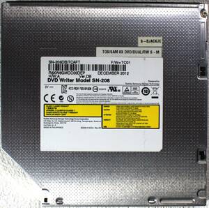 東芝サムスン 内蔵型 12.7mm厚 DVDドライブ SN-208