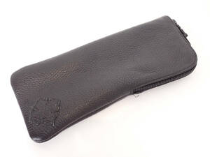 Chrome Hearts кожаные очки корпус черные солнцезащитные очки Daggerip Case ⑧