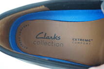 clarks/クラークス*24.5ｃｍ*ローファー/スリッポン/革靴*黒/ブラック*UK6/US7*_画像8