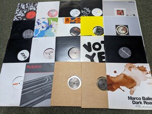 【テクノ系のみ】72枚 セット ミニマル DJ クラブ レコード まとめて LP テクノ ハウス