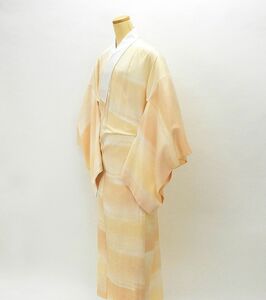 長襦袢 未着用美品 正絹 横段ぼかし模様 身丈148cm 裄丈75cm 長襦袢 未使用 新古品 着物 i0502