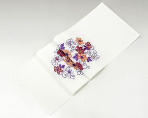 半衿 ポリエステル 刺繍 日本製 東洋紡糸使用 刺繍半襟 和装小物 着物 n995