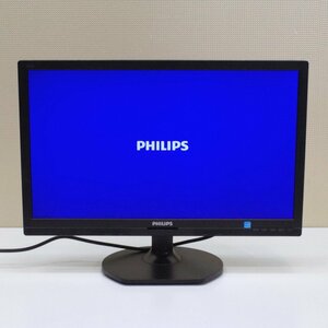 PHILIPS フィリップス 221S6QHAB/11 LEDバックライトモニター 21.5型 ブラック 液晶ディスプレイ PC 業務用 OA機器 EG10696 中古家電