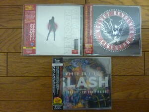 【廃盤/日本盤/ほぼ新品同様品】[VELVET REVOLVER/CONTRABAND & LIBERTAD] [SLASH MYLES KENNEDY/WORLD ON FIRE]3枚セット スラッシュ GUNS