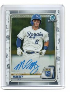 2020 Bowman Chrome Baseball [MICHAEL MASSEY] 1st bowman Autograph (1st ボウマン直筆サイン)Card MLB RC