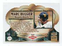 2000 Pacific CROWN ROYAL Football [MARC BULGER] Rookie Card (ルーキーカード) NFL Panini ダイカットカード_画像2