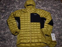 【室内にて試着のみ/送料込み！】Rab QDN-８１-DS-M　Kaon Jacket　ケイオンジャケット　カラー Dark Sulphur　サイズ M （JPN　L）_画像1