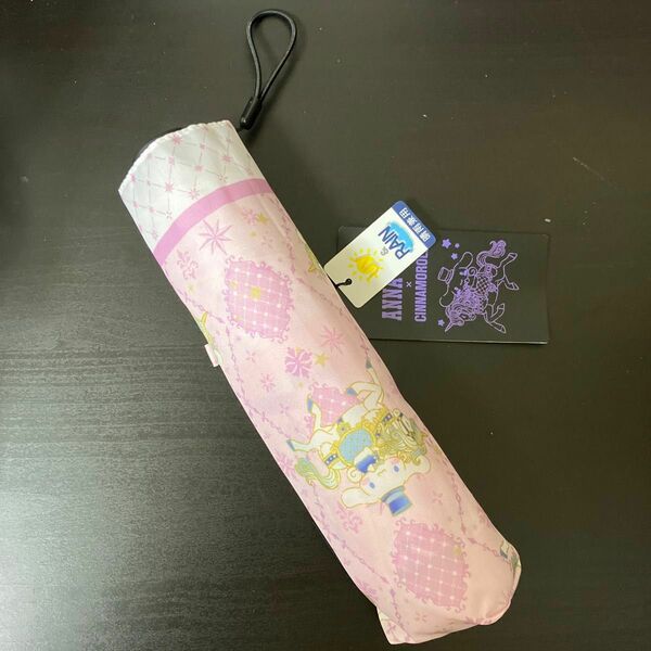 新品　ANNA SUI アナスイ&サンリオコラボ　シナモンロール　晴雨兼用折りたたみ傘