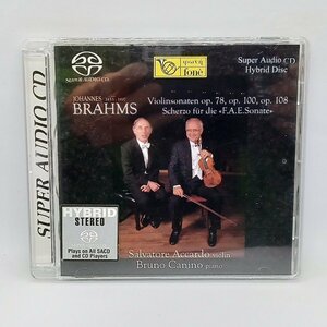 SACDハイブリッド◇アッカルド、カニーノ/ブラームス:ヴァイオリン・ソナタ (SACD HYBRID) 008 SACD