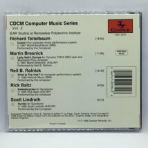 V.A. / CDCM電子音楽集 Vol.2　(CD) CRC2039　V.A. / CDCM COMPUTER MUSIC SERIES Vol.2_画像2