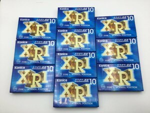 未開封 10点セット ◇ KONICA XR1 10 NORMAL POSITION (カセット) テープ 10分