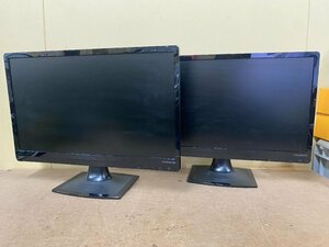 ◇[中古訳あり]I・ODATA 21.5型 液晶モニター LCD-MF223EBR-B5 1920×1080 非光沢 ディスプレイ HDMI 簡易動作確認済 2台セット(8)