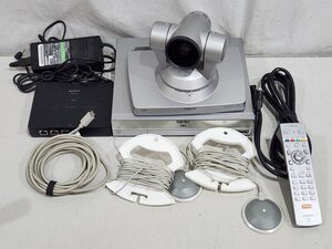 [ present condition goods ] SONY IPELA video meeting system PCS-XG80S + PCSA-CXG80/PCS-A1/PCSA-B384S/ remote control (PCS-RF1) the first period . ending (4)