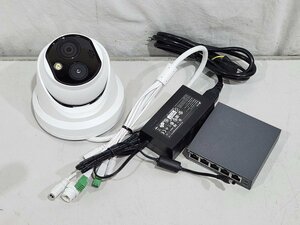 [現状品] HIKVision ドーム型AIサーマルカメラ DS-2TD1217B-6/PA PoE対応 + PoEスイッチ TL-SG1005P FWアップデート/初期化済 (4)