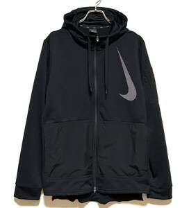 NIKE DRI-FIT полный Zip f-ti-(L) чёрный Nike dry Fit бег jo серебристый g марафон джерси вязаный Parker 