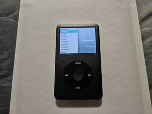 Apple iPod classic 最終型 ブラッ/ク バッテリー新品 MB565J 120GB 