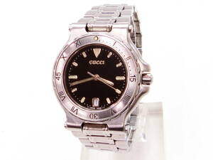 ◆S9908 GUCCI グッチ 9700M デイト付 メンズ 腕時計