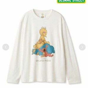 ジェラートピケ【新品未使用】セサミストリートワンポイント Tシャツ